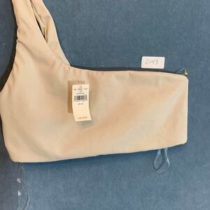 Aerie Off Line NWT Size XS Cream Sports Top One Shoulder‎